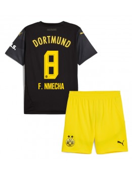 Borussia Dortmund Felix Nmecha #8 Auswärts Trikotsatz für Kinder 2024-25 Kurzarm (+ Kurze Hosen)